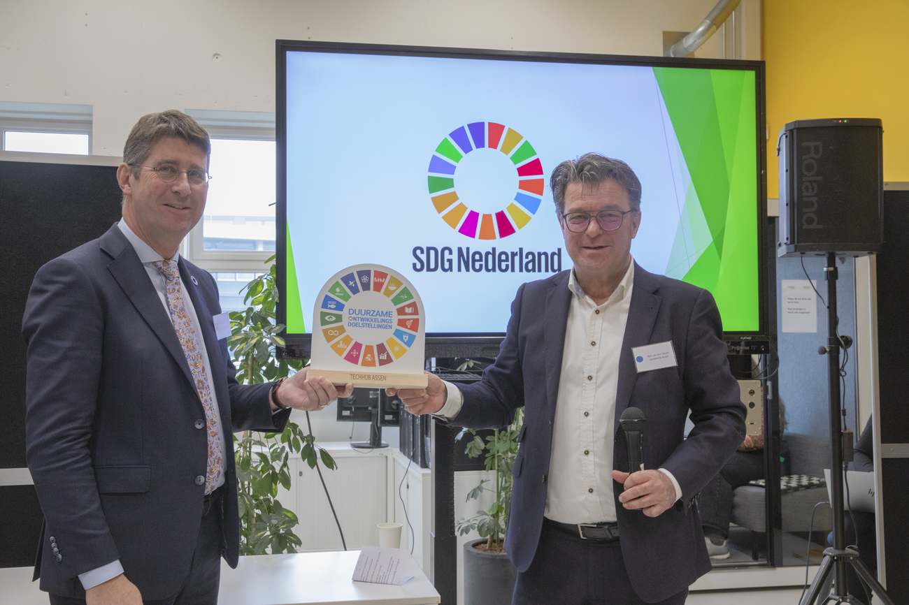 TechHub Assen erkend voor inzet Sustainable Development Goals 