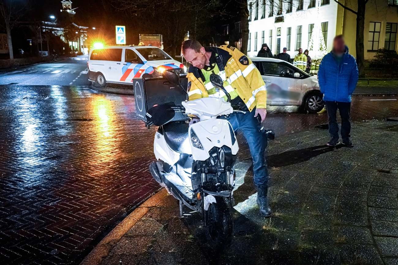 Gewonde bij botsing tussen twee maaltijdbezorgers