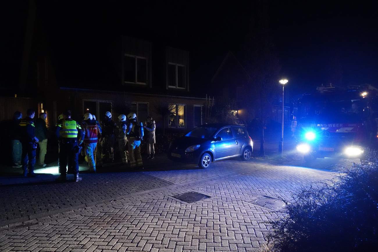 Rookontwikkeling in woning door doorgebrand lampje