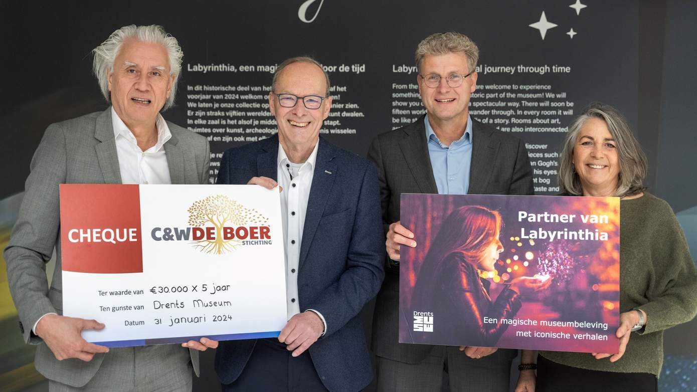 C&W de Boer Stichting verlengt partnership Drents Museum en verhoogd naar 30.000 euro