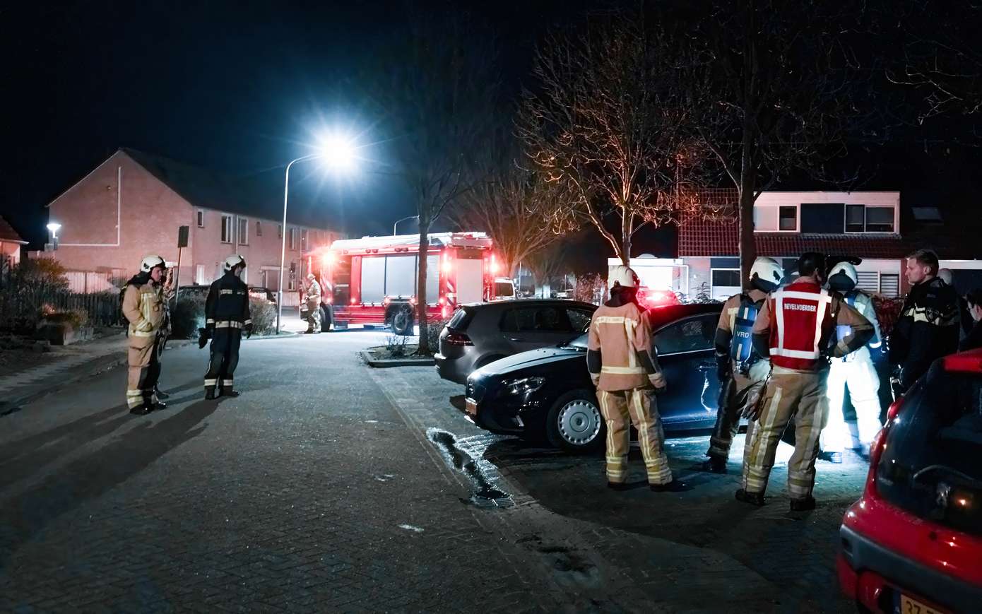 Auto flink beschadigd door brand