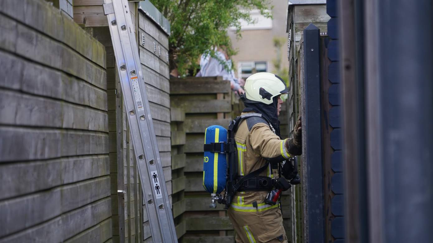 Brandweer weet brand in schuurtje in Marsdijk snel te blussen