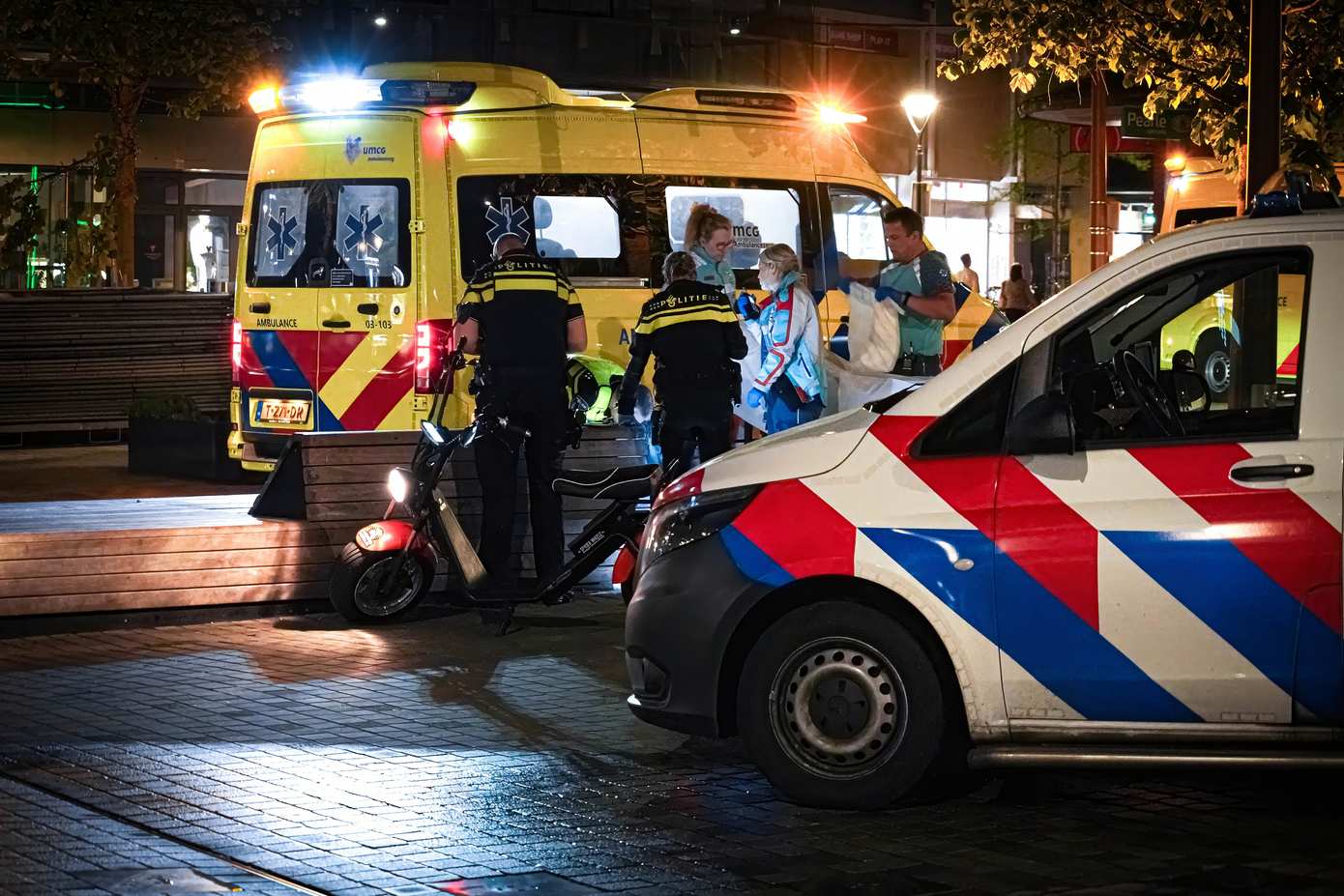 Zwaargewonde bij eenzijdig ongeval op Koopmansplein (video)