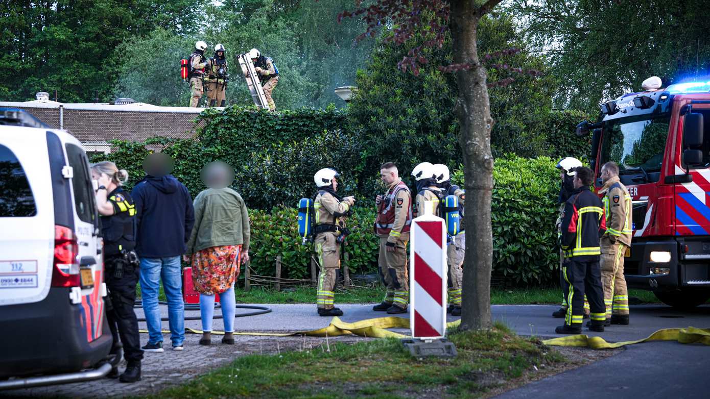 Hulpdiensten rukken groots uit voor brand in opnamegebouw GGZ-terrein Assen