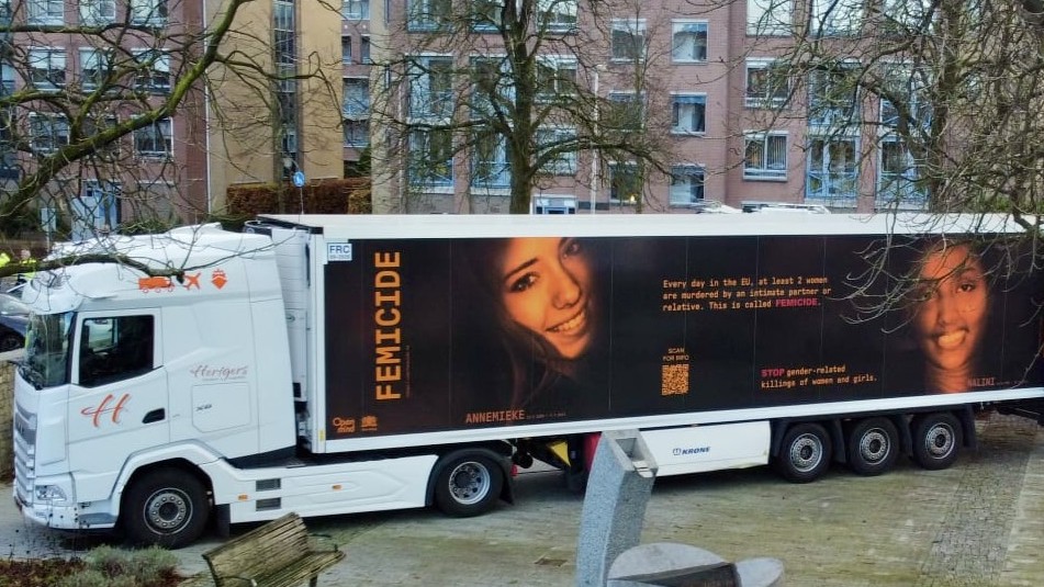 Vrachtwagenbioscoop FEMICIDE op 11 juni in Assen 