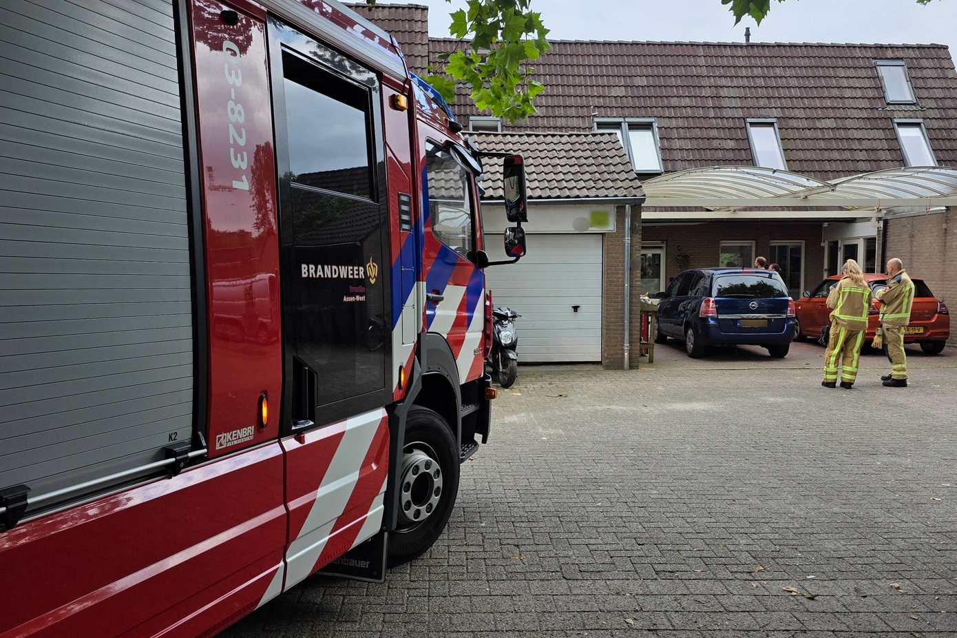 Bewoners blussen zelf brand en weten erger te voorkomen