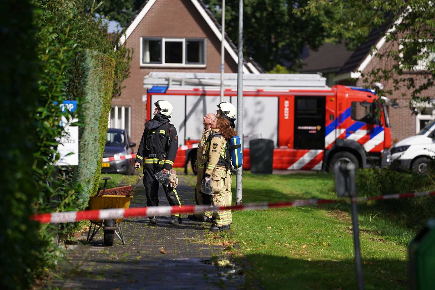 Gasleiding in Noorderpark geraakt tijdens graafwerkzaamheden
