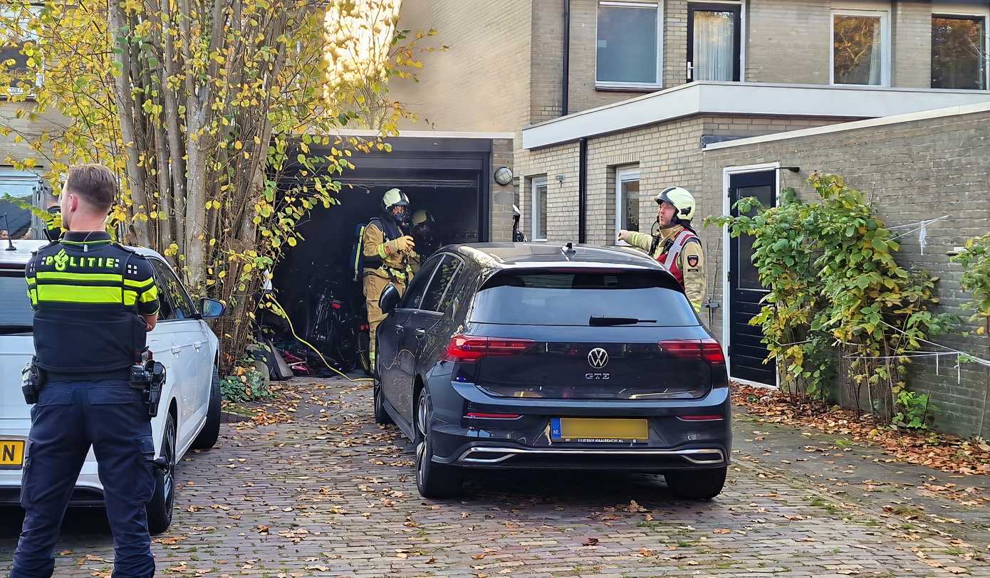 Brand in schuurtje zorgt voor rookontwikkeling