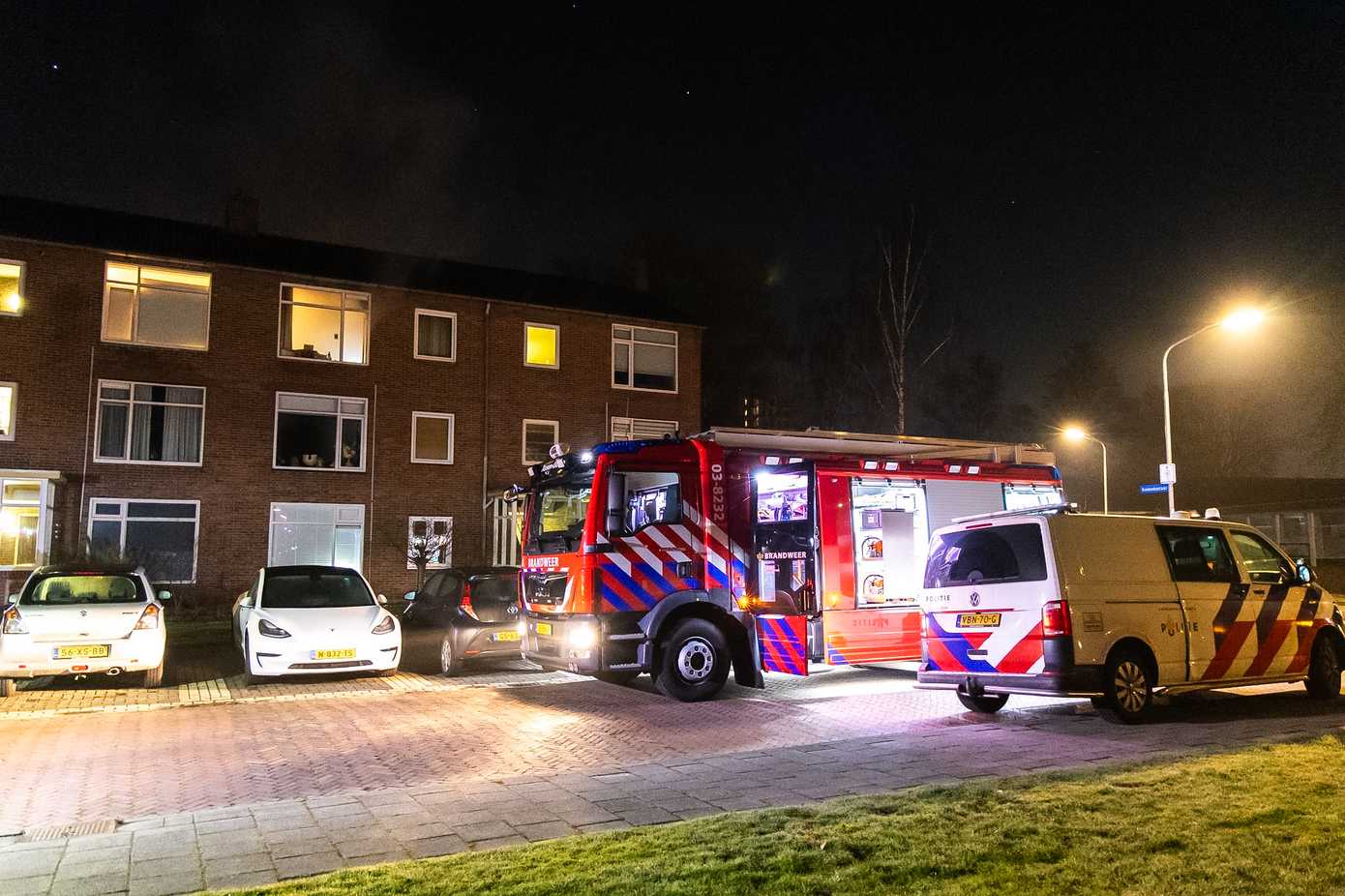 Gewonde bij brand in flatwoning