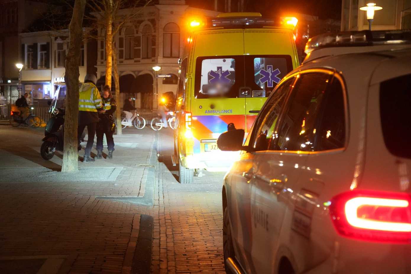 Gewonde bij botsing tussen scooter en voetganger
