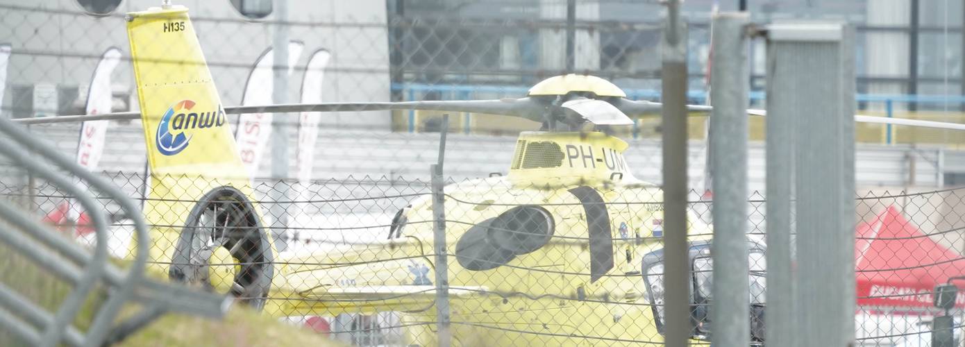 Traumahelikopter ingezet voor ernstig ongeval op TT-Circuit
