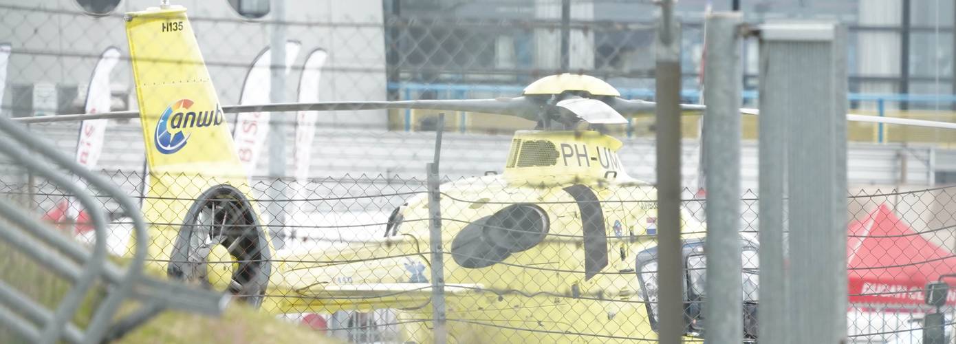 Traumahelikopter ingezet voor ernstig ongeval op TT-Circuit