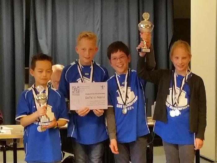 Basisschool schaakkampioenschap: Kloosterveen tweede